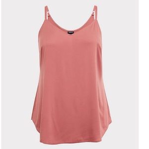 Torrid Dusty Rose Challis Cami